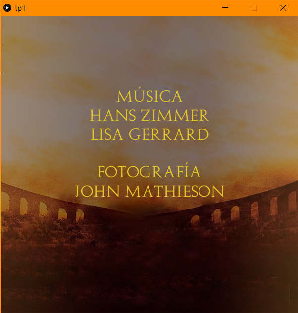 Pantalla de créditos 2